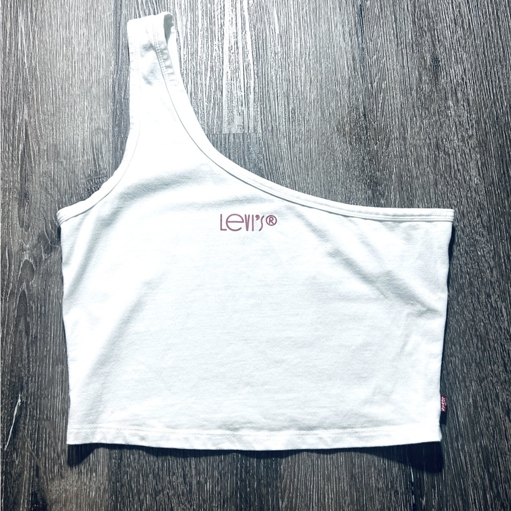 Levi’s one strap crop top. Size small.